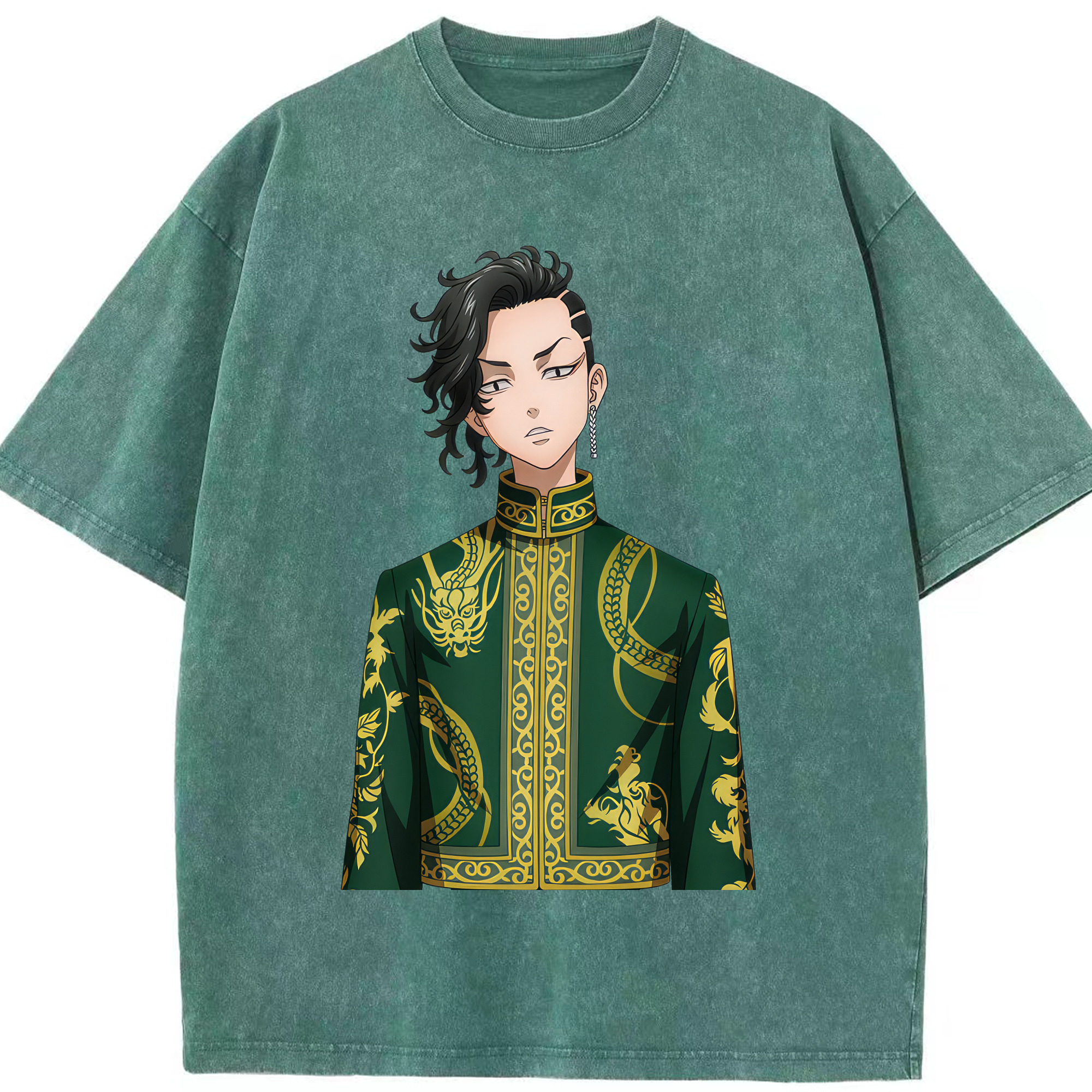（画像用） 東京リベンジャーズ Tokyo Revengers 綿100% ヴィンテージ風 半袖Tシャツ（フロントプリント）